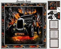 Fiery Hotrod