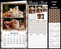 Cat in Fish Bowl - 2021 Calendar