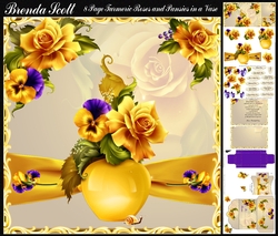 Turmeric Roses and Pansies