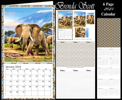 Elephant Herd - 2023 Calendar