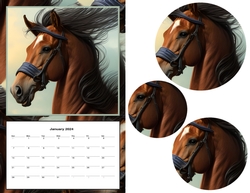2024 Calendar - Running Free