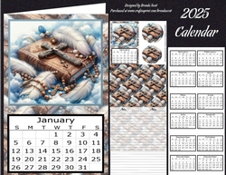 Amazing Cross 2025 Calendar