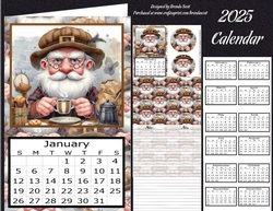 Man with Morning Coffee - 2025 Calendar