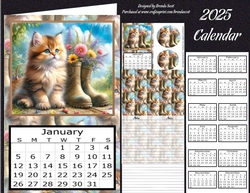 Puss and Boots 2 - 2025 Calendar