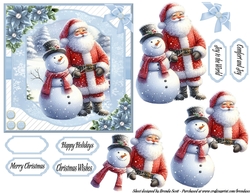  Santa and Friend