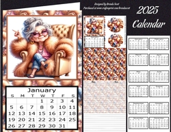 Classic Lady - 2025 Calendar