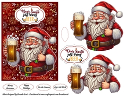 Dear Santa Just Bring Me Beer