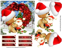 Teddy and Snowman Together