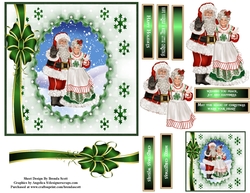 Mrs. and Mr. Claus green