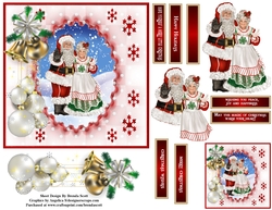 Mrs. and Mr. Claus red