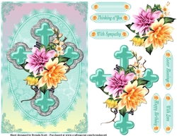 Cross and Flowers 4
