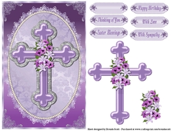 Cross and Flowers 6