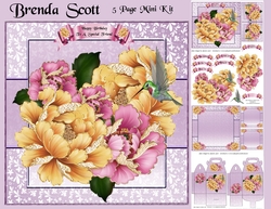 Golden and Pink Flowers