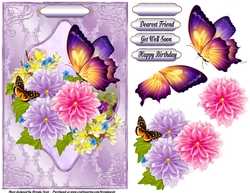Beautiful Floral and Butterflies