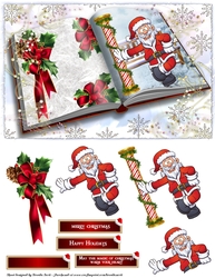 Santa Leaning