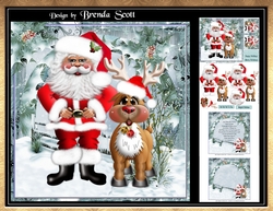 Santa and His Faithful Friend