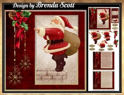Santa Goes Down The Chimney
