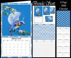 Blue Bird 2 - 2020 Calendar