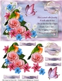 Floral on a Pink Background