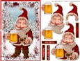 Santa Enjoying a Cold Pint