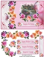 Roses and Butterflies on a Summers Day