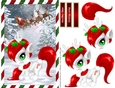 Red Christmas Pony