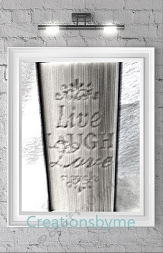 Live Laugh LOve One book folding patterns