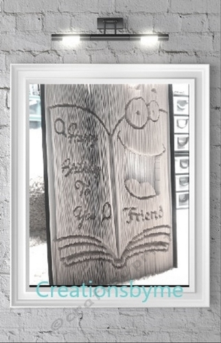 happy Birthday Toon Book   book folding pattern 