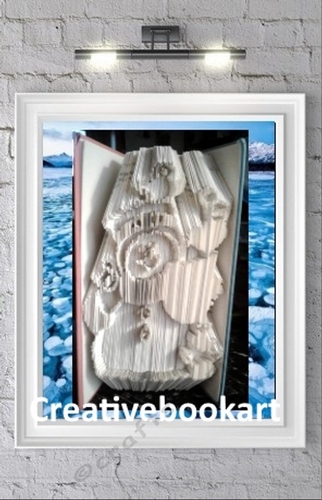 SNOWMAN AND BIRDS BOOK FOLDING PATTERN