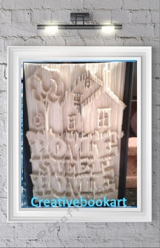HOME SWEET HOME HOUSE BOOK FOLDING PATTERN