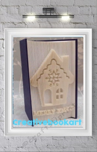 XMAS HOUSE MERRY XMAS BOOK FOLDING PATTERN