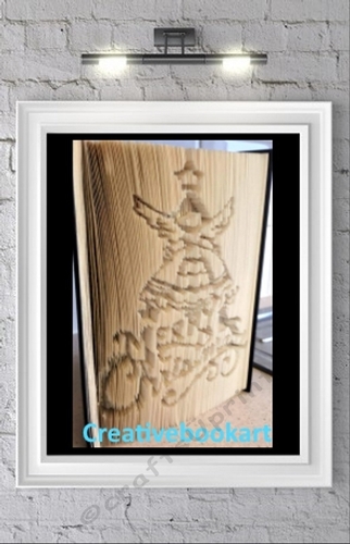 ANGEL MERRY CHRISTMAS BOOK FOLDING PATTERN