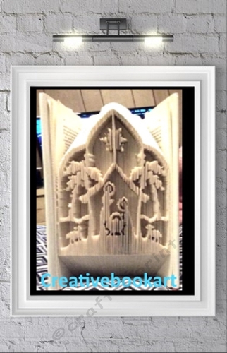 XMAS NATIVITY BOOK FOLDING PATTERN