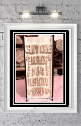 CANDY CANE WISHES BOOK FOLDING PATTERN