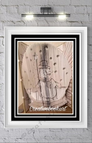 SNOWMAN SNOWGLOBE  BOOK FOLDING PATTERNS