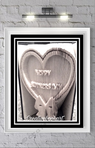 HAPPY MOTHERS DAY HEART BOOK FOLDING PATTERNS