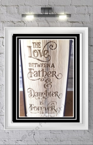 THE LOVE BETWEEN FATHER AND DAUGHTER  BOOK FOLDING PATTERN