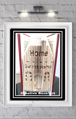 CUTE HOUSE HOME SWEET HOME  BOOK FOLDING PATTERN