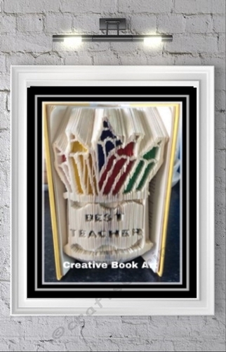 BEST TEACHER PENCIL BOX  BOOK FOLDING PATTERNS