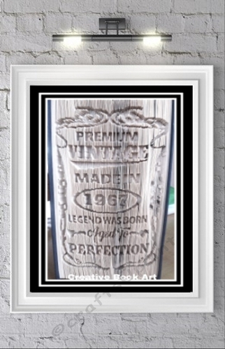 PREMIUM VINTAGE AGED TO PERFECTION  BOOK FOLDING PATTERN
