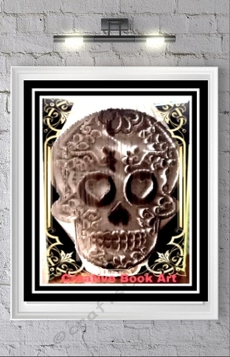 SUGAR SKULL HEARTS BOOK FOLDING PATTERN