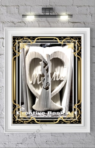 MR AND MRS HEART  BOOK FOLDING PATTERNS