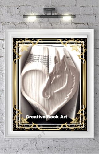 HORSE HEAD HEART  BOOK FOLDING PATTERNS