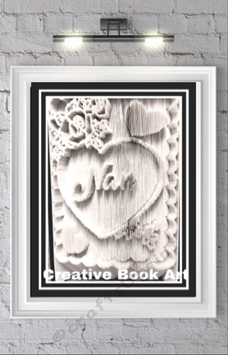 HEART AND ROSES NAN  BOOK FOLDING PATTERN
