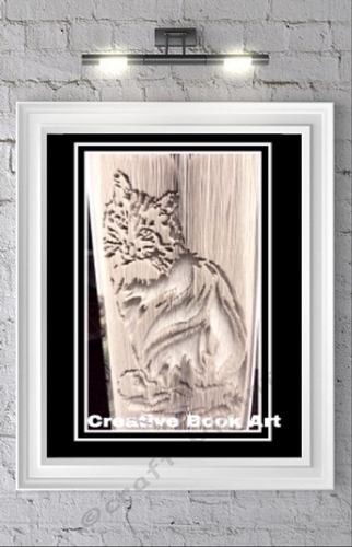 MAJESTIC CAT   BOOK FOLDING PATTERN