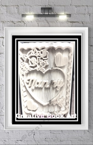 HEARTS AND ROSES NANNY  BOOK FOLDING PATTERN
