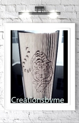 Stalking Tiger book folding pattern