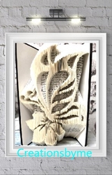 Butterfly And Flower   book folding pattern 