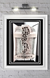 POPPY CROSS WE REMEMBER  BOOK FOLDING PATTERN