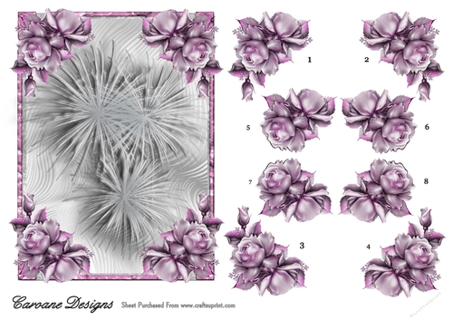 Pink Floral Background 